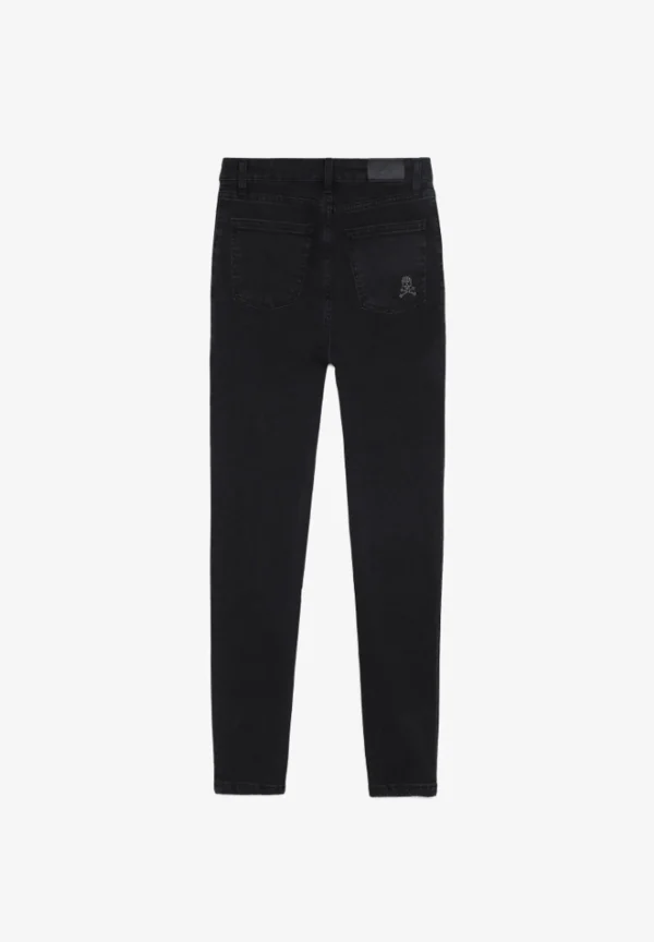 scalperscompany Jeans Pitillo Tachuelas-Mujer Jeans