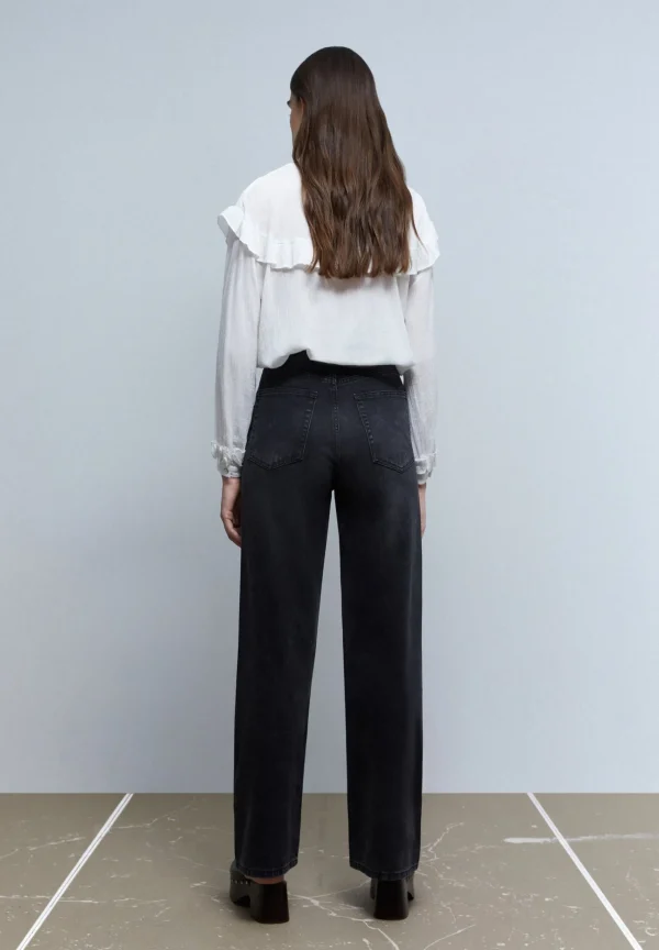scalperscompany Jeans Wide Leg Brillos-Mujer Jeans
