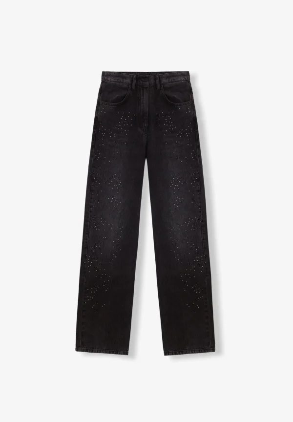 scalperscompany Jeans Wide Leg Brillos-Mujer Jeans