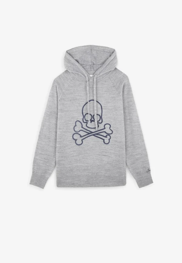scalperscompany Jersey Calavera Capucha-Niños Jerséis Y Cárdigans