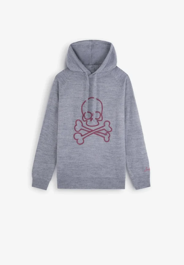 scalperscompany Jersey Calavera Capucha-Niños Jerséis Y Cárdigans