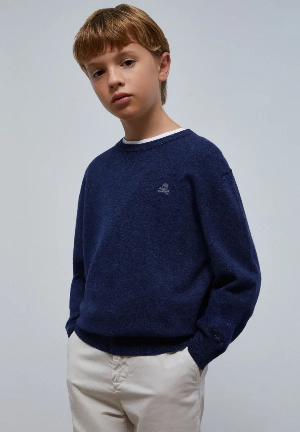 scalperscompany Jersey Calavera Coderas-Niños Jerséis Y Cárdigans