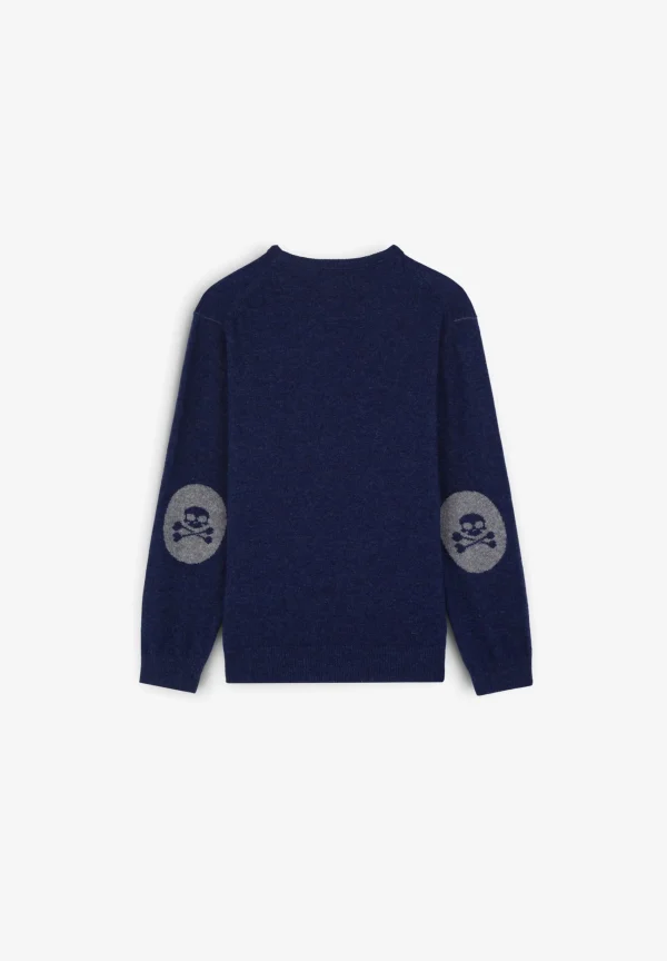 scalperscompany Jersey Calavera Coderas-Niños Jerséis Y Cárdigans