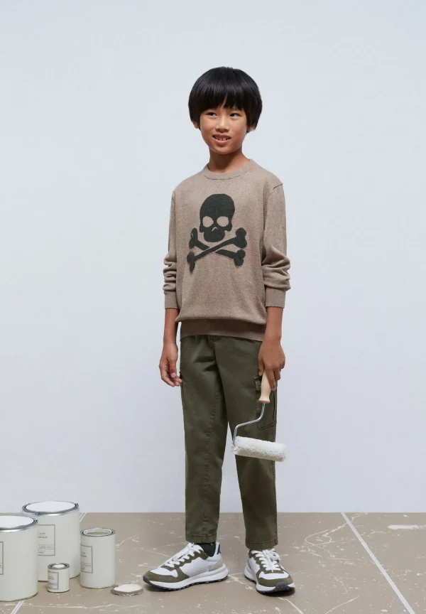 scalperscompany Jersey Calavera Contraste-Niños Jerséis Y Cárdigans