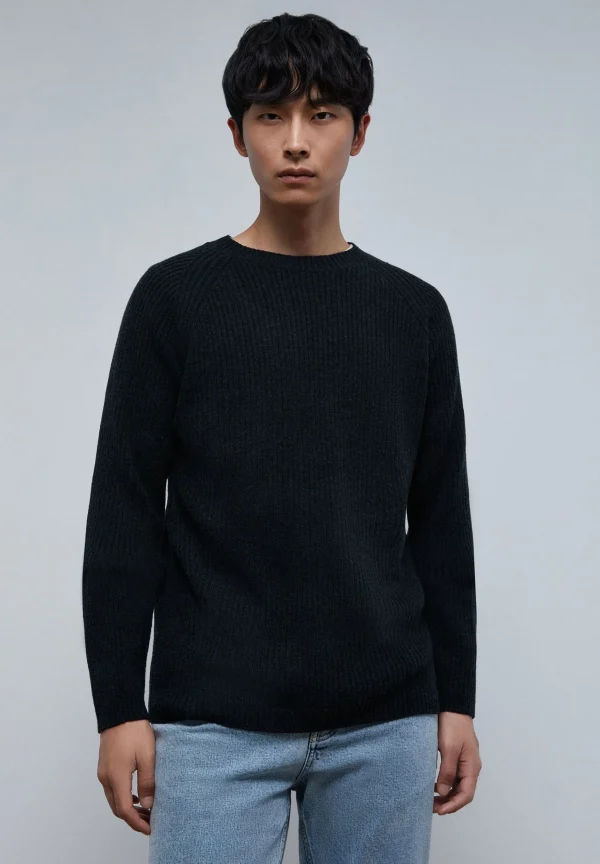 scalperscompany Jersey Canale Manga Ranglan-Hombre Jerséis Y Cárdigans