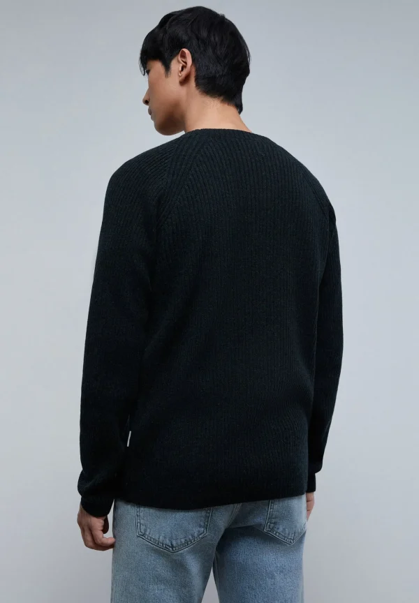 scalperscompany Jersey Canale Manga Ranglan-Hombre Jerséis Y Cárdigans