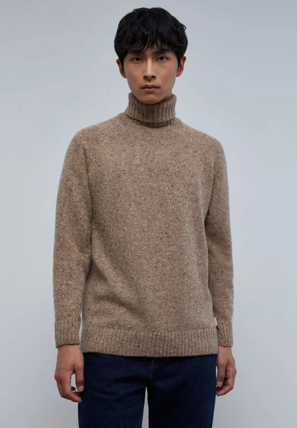 scalperscompany Jersey Cuello Alto Jaspeado-Hombre Jerséis Y Cárdigans