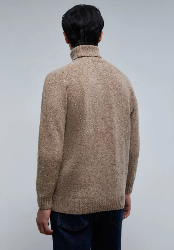 scalperscompany Jersey Cuello Alto Jaspeado-Hombre Jerséis Y Cárdigans