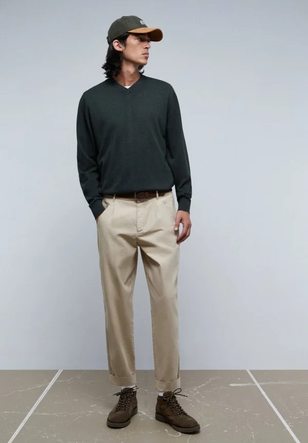 scalperscompany Jersey Cuello Pico Calavera-Hombre Jerséis Y Cárdigans