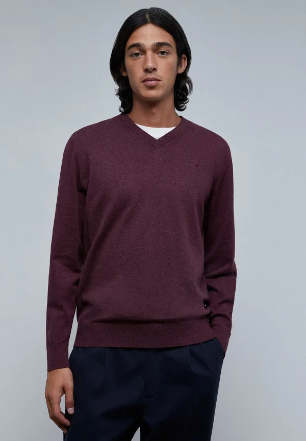 scalperscompany Jersey Cuello Pico Calavera-Hombre Jerséis Y Cárdigans