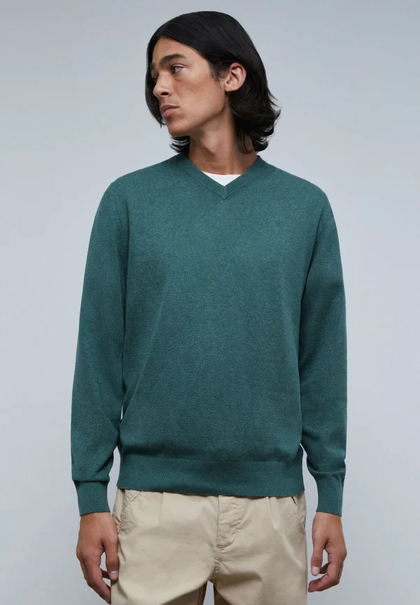 scalperscompany Jersey Cuello Pico Calavera-Hombre Jerséis Y Cárdigans