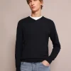 scalperscompany Jersey Cuello Pico Calavera-Hombre Jerséis Y Cárdigans
