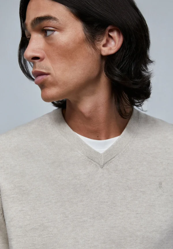 scalperscompany Jersey Cuello Pico Calavera-Hombre Jerséis Y Cárdigans