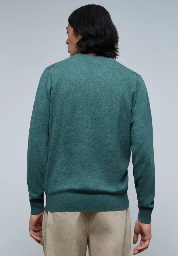 scalperscompany Jersey Cuello Pico Calavera-Hombre Jerséis Y Cárdigans