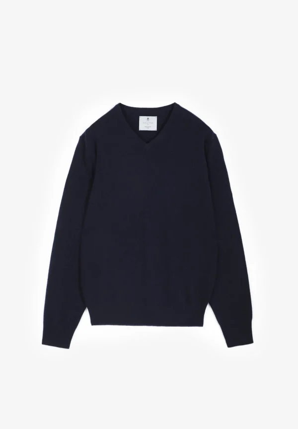 scalperscompany Jersey Cuello Pico Cashmere-Hombre Jerséis Y Cárdigans