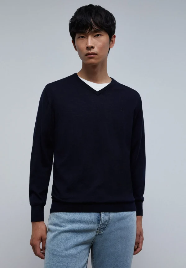 scalperscompany Jersey Cuello Pico Lana-Hombre Jerséis Y Cárdigans