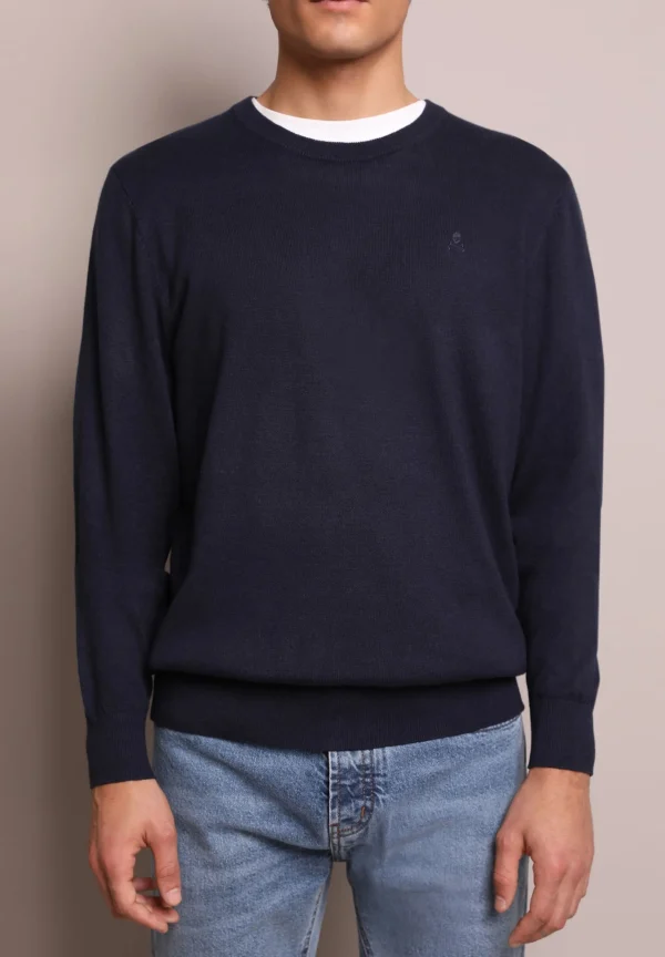 scalperscompany Jersey Cuello Redondo Calavera-Hombre Jerséis Y Cárdigans