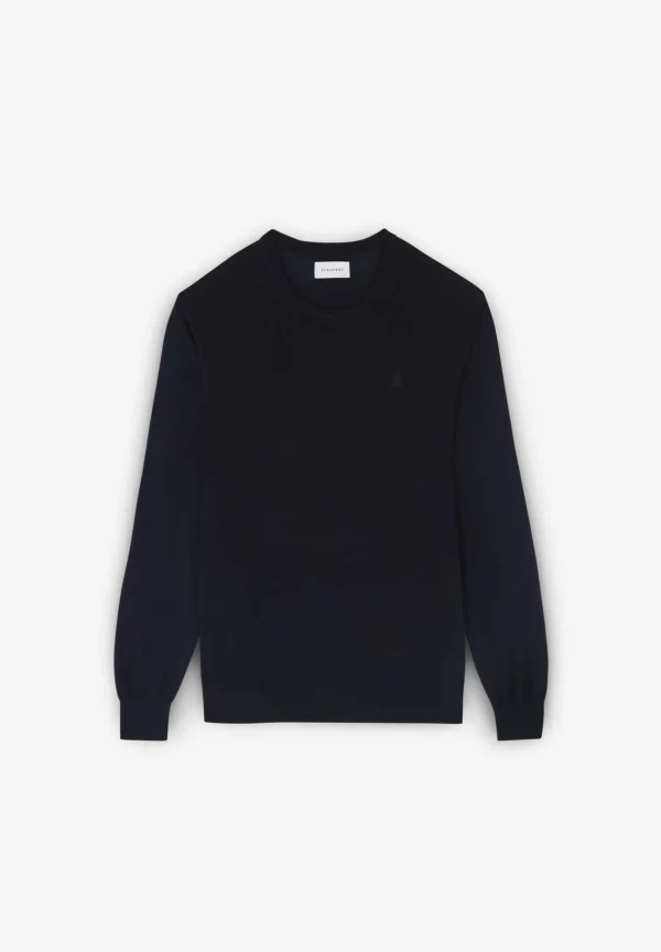scalperscompany Jersey Cuello Redondo Calavera-Hombre Jerséis Y Cárdigans