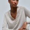 scalperscompany Jersey Detalle Encaje-Mujer Punto