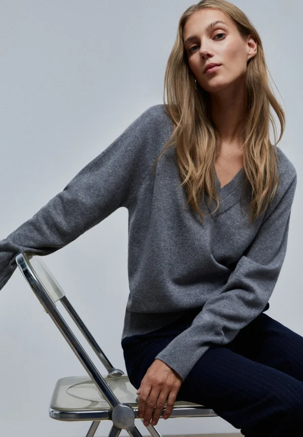 scalperscompany Jersey Detalle Escote-Mujer Punto