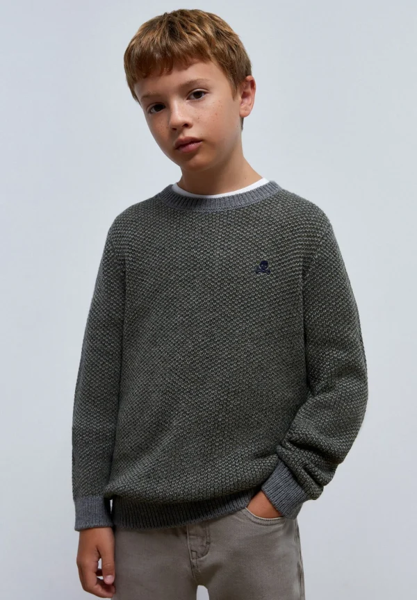 scalperscompany Jersey Estructura Contrastes-Niños Jerséis Y Cárdigans