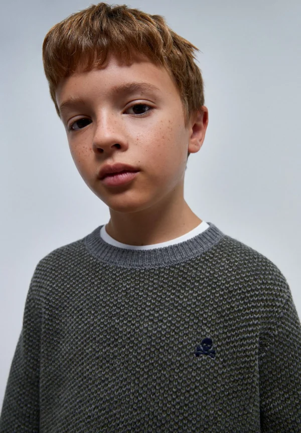 scalperscompany Jersey Estructura Contrastes-Niños Jerséis Y Cárdigans