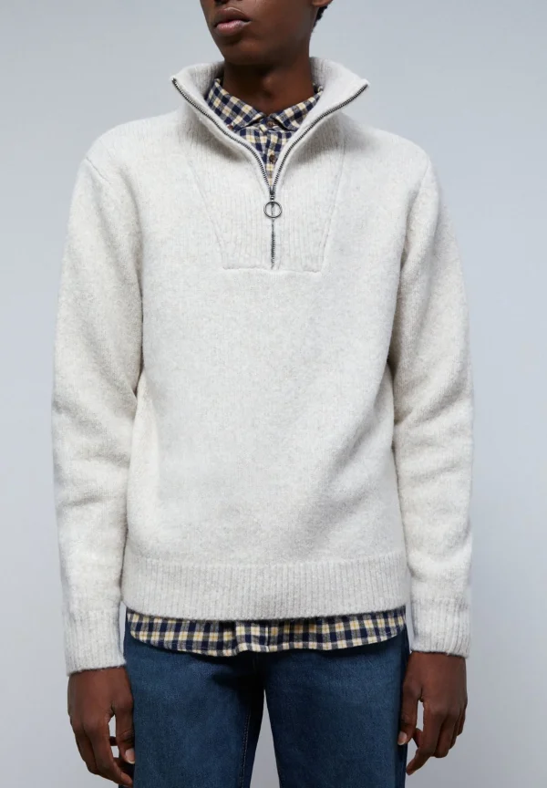 scalperscompany Jersey Premium Cremallera Cuello-Hombre Jerséis Y Cárdigans