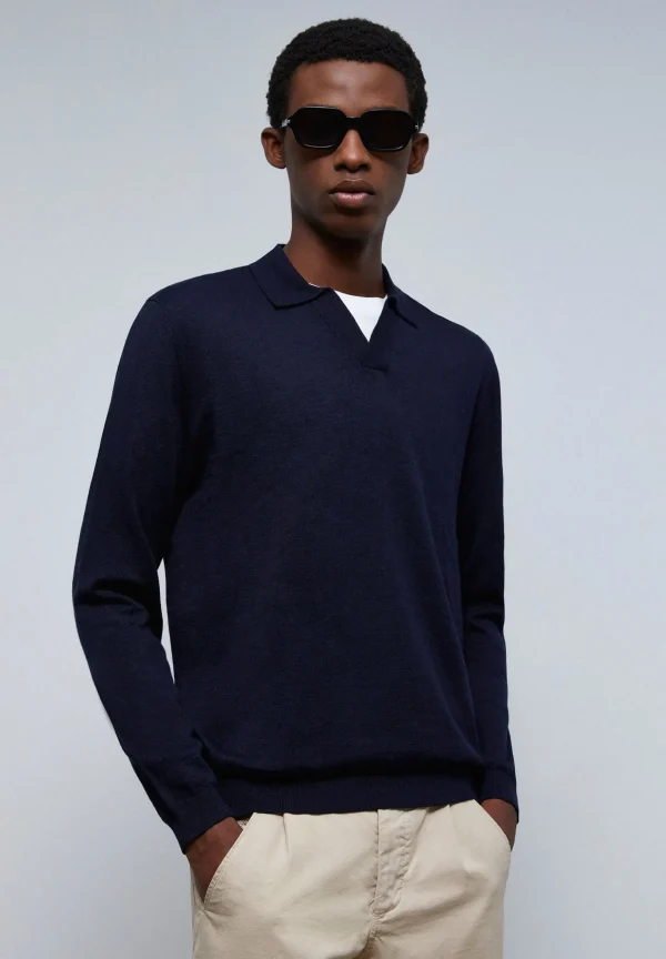 scalperscompany Jersey Premium Polo-Hombre Jerséis Y Cárdigans