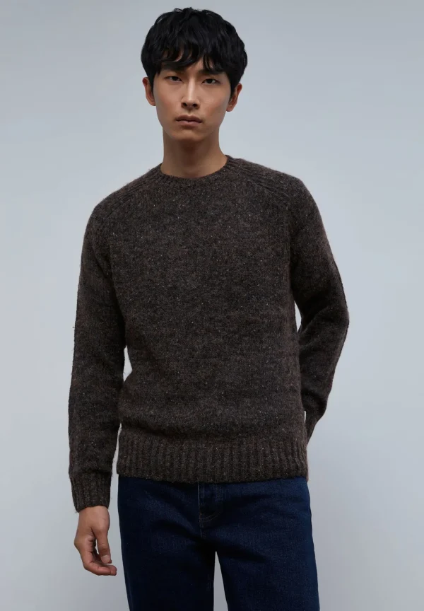 scalperscompany Jersey Premium Punto Jaspeado-Hombre Jerséis Y Cárdigans