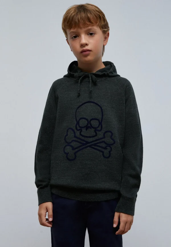 scalperscompany Jersey Punto Calavera-Niños Jerséis Y Cárdigans