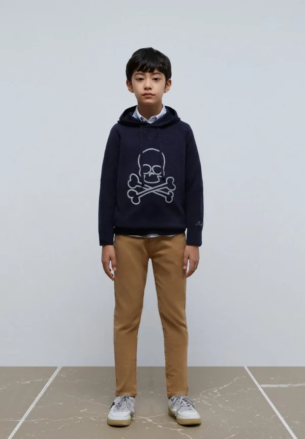 scalperscompany Jersey Punto Calavera-Niños Jerséis Y Cárdigans
