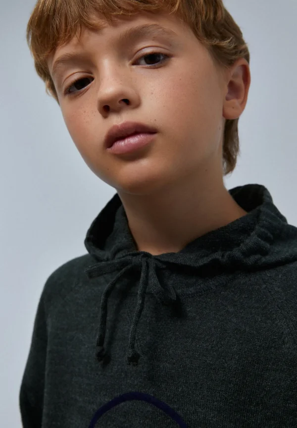 scalperscompany Jersey Punto Calavera-Niños Jerséis Y Cárdigans