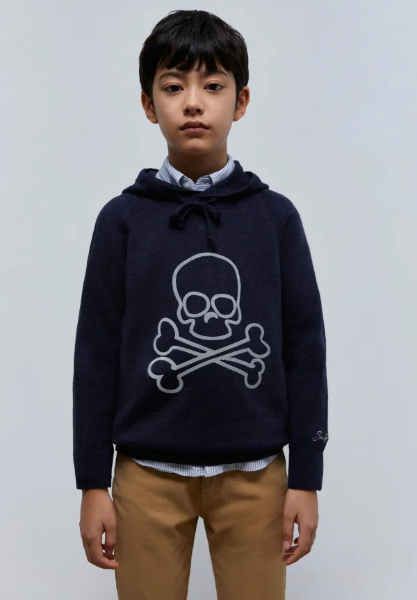 scalperscompany Jersey Punto Calavera-Niños Jerséis Y Cárdigans