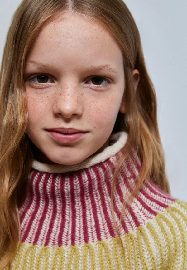 scalperscompany Jersey Punto Canale Tricolor-Niños Jerséis Y Cárdigans