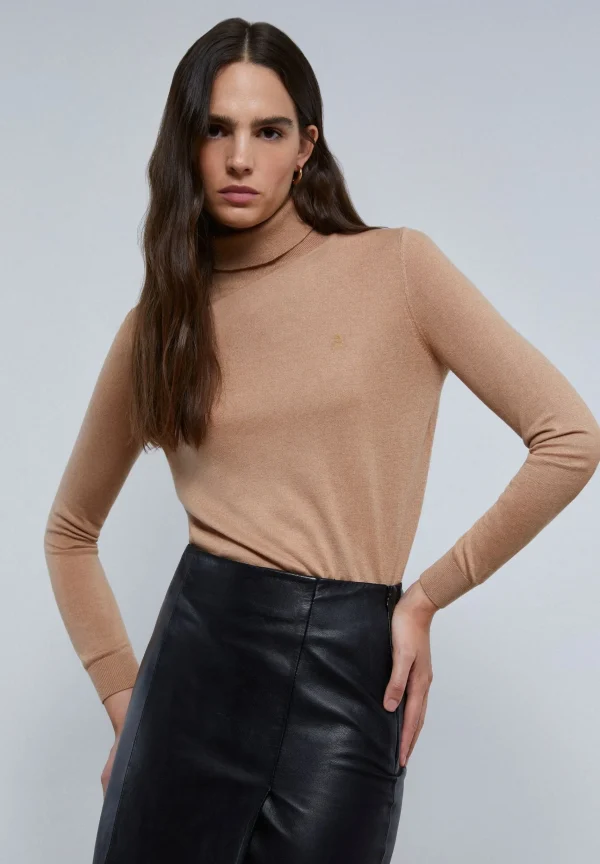scalperscompany Jersey Punto Cuello Alto-Mujer Punto