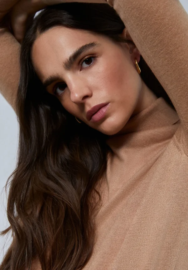 scalperscompany Jersey Punto Cuello Alto-Mujer Punto
