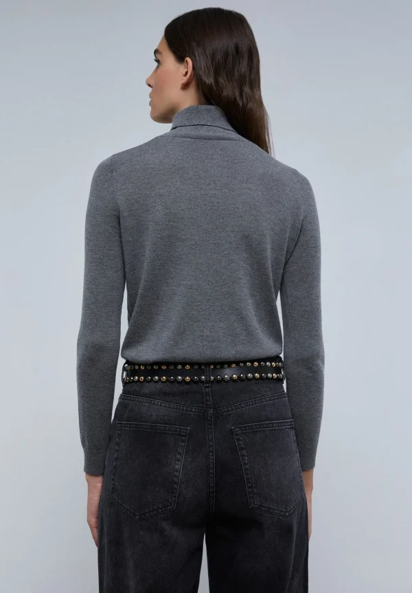 scalperscompany Jersey Punto Cuello Alto-Mujer Punto