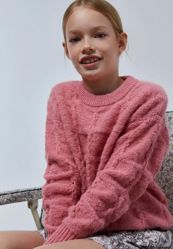 scalperscompany Jersey Punto Detalle Ochos-Niños Jerséis Y Cárdigans