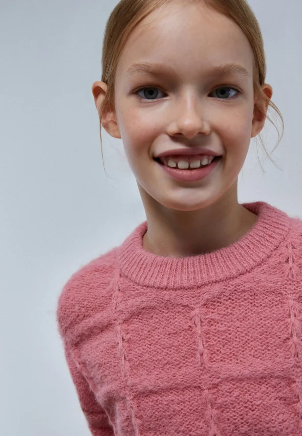 scalperscompany Jersey Punto Detalle Ochos-Niños Jerséis Y Cárdigans