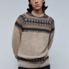 scalperscompany Jersey Punto Jacquard-Hombre Jerséis Y Cárdigans