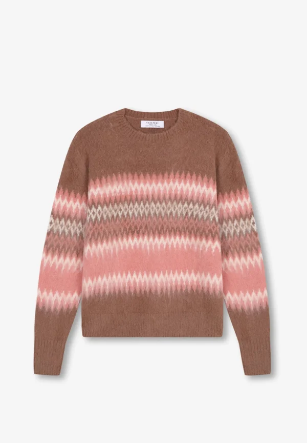 scalperscompany Jersey Punto Motivos Invernales-Mujer Punto