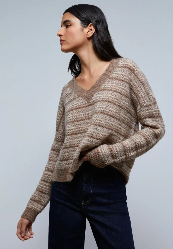 scalperscompany Jersey Punto Rayas-Mujer Punto