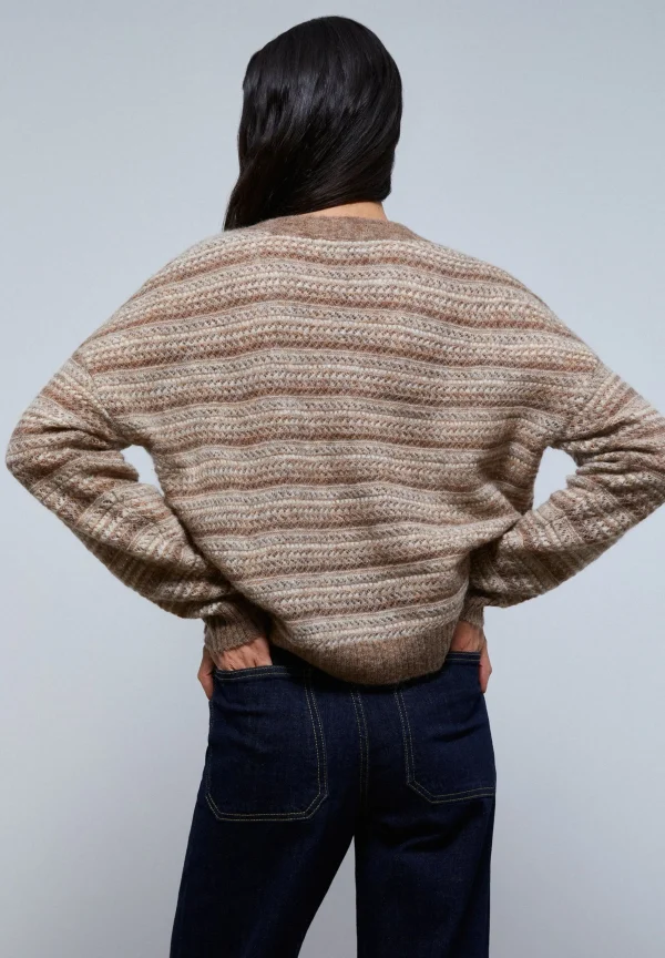 scalperscompany Jersey Punto Rayas-Mujer Punto