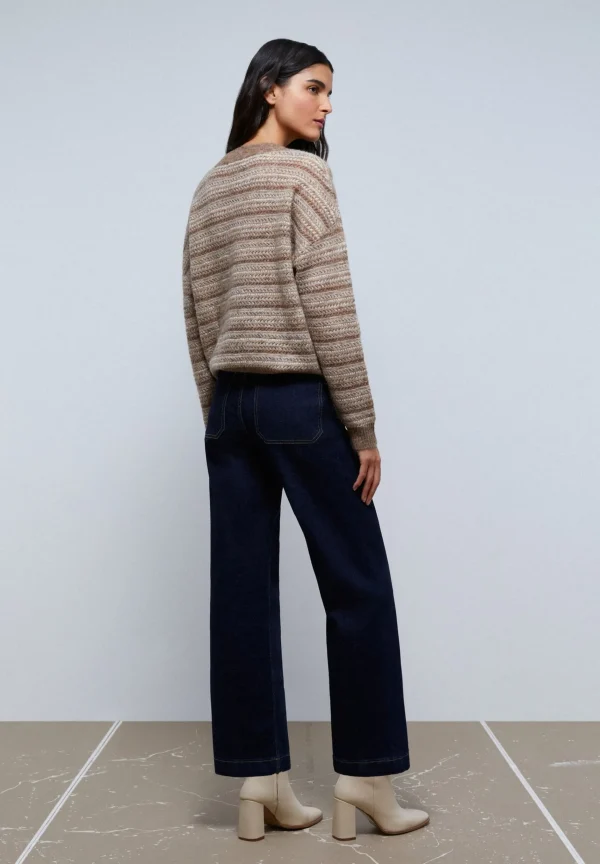 scalperscompany Jersey Punto Rayas-Mujer Punto