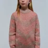 scalperscompany Jersey Punto Zig Zag Lurex-Niños Jerséis Y Cárdigans