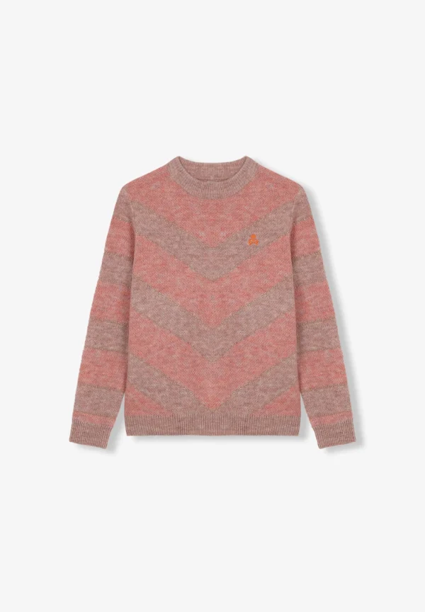 scalperscompany Jersey Punto Zig Zag Lurex-Niños Jerséis Y Cárdigans