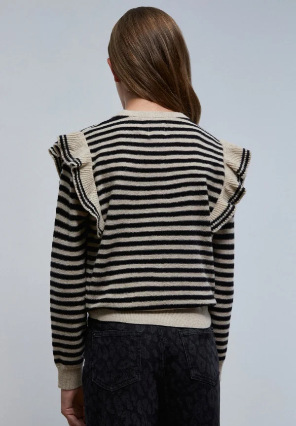 scalperscompany Jersey Rayas Volantes-Niños Jerséis Y Cárdigans