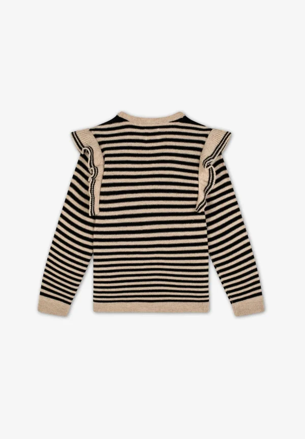 scalperscompany Jersey Rayas Volantes-Niños Jerséis Y Cárdigans