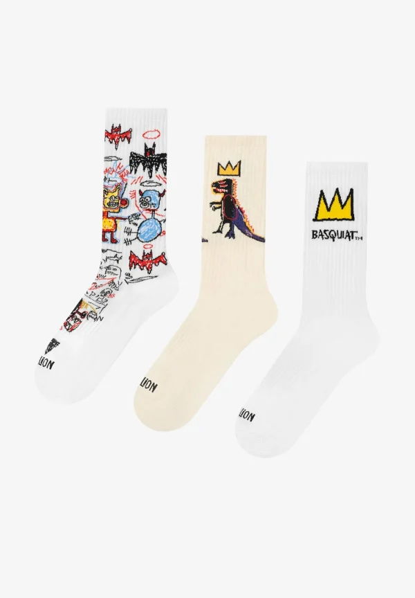 JIMMY LION | Calcetines Athletic Basquiat Pack-Hombre Calcetines