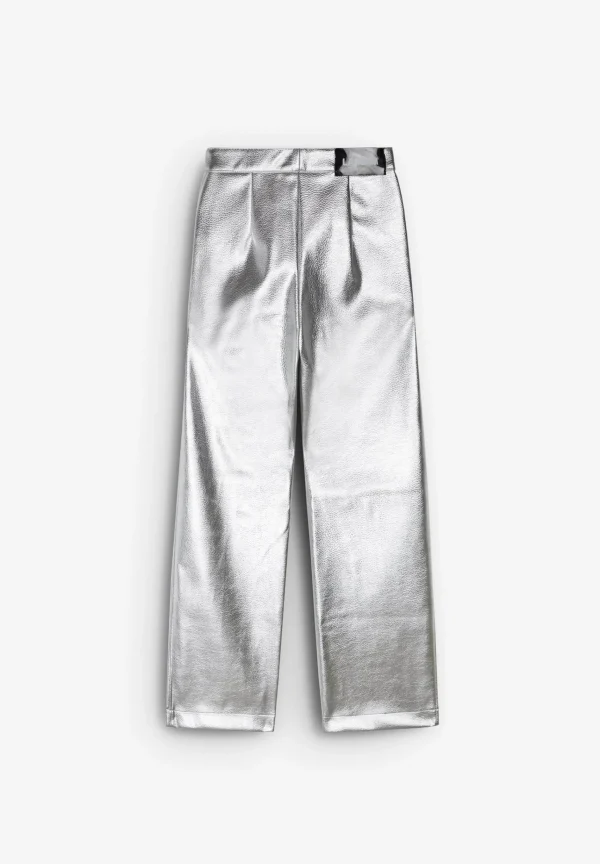 LAAGAM | Pantalon Metalizado Studio54-Mujer Pantalones
